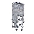 thumbnail image 1 of Glow Lighting 611BW1LSP-7C Ensconced Smooth Crystal Wall Sconces 6 in., 1 of 1