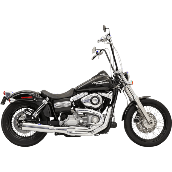 Bassani Road Rage II B1 Power Series Chrome 2-into-1 Exhaust System (1D18R)