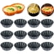 thumbnail image 1 of Herramientas para hornear de acero al carbono, moldes para tartas antiadherentes muy pequeños, para una amplia gama de aplicaciones, mini conchas acanaladas dulces con diseño apilable reutilizable y, 1 of 6