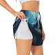 thumbnail image 1 of Balery 3D Realistic Shark Pantalones cortos deportivos para mujer con forro y dos bolsillos, elásticos, para entrenamiento, gimnasio, yoga-Small, 1 of 7