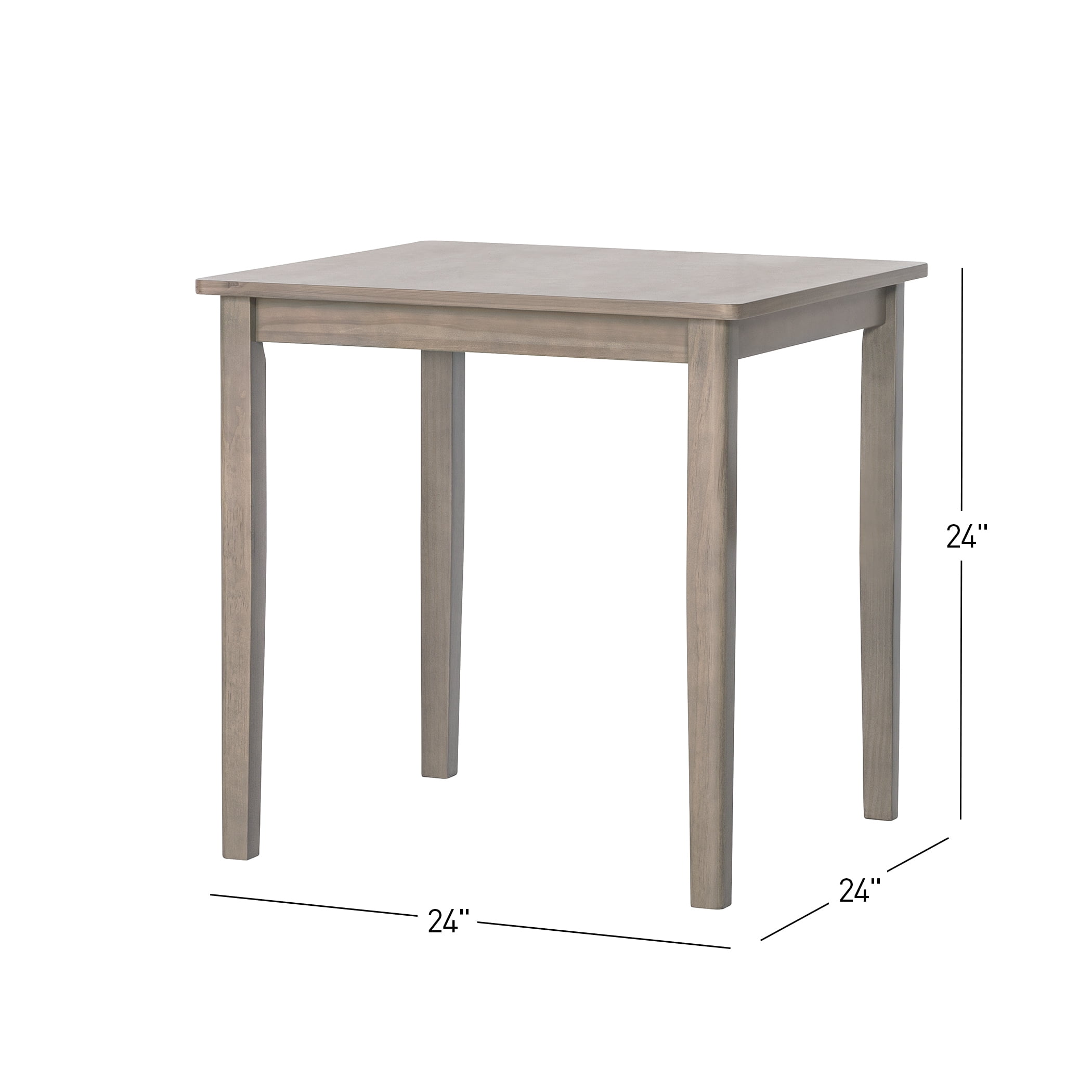 Forever Eclectic Cafe Kids Wood Table and Chair Set (2 Chairs Included), Dusty Heather