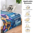 thumbnail image 5 of to My Daughter Blanket from Mom, Butterfly Moon Sunflower Ultra-Soft Fleece Flannel Throw Blankets for Warm Birthday Present, Graduation Gift, Thanksgiving Day and Christmas, 5 of 6