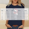 thumbnail image 3 of Ltctricy Women's Tunic Tops 3/4 Length Sleeve Crew Neck Christmas Printed Fall Shirts Casual Tee Blouses Fashion Clothing(Navy-bb1,Large), 3 of 5