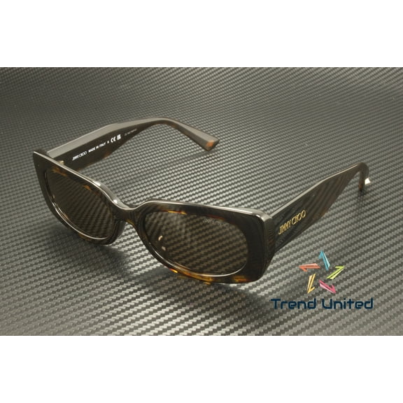 JIMMY CHOO JC5029U 500273 Havana Dark Brown 54 mm Women's Sunglasses