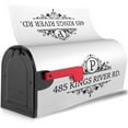 thumbnail image 2 of Chic Custom Address Mailbox Covers Magnetic Personalized Mailbox Magnet Decor Post Letter Box Covers Standard Size Mailbox Wraps for Outside Garden Yard Courtyard Decor, 2 of 6