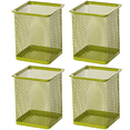 thumbnail image 2 of 4Pcs Pen Holder Mesh Pencil Holder Durable Metal Pencil Holder For Office Desk Round Pen Organizer, 2 of 5