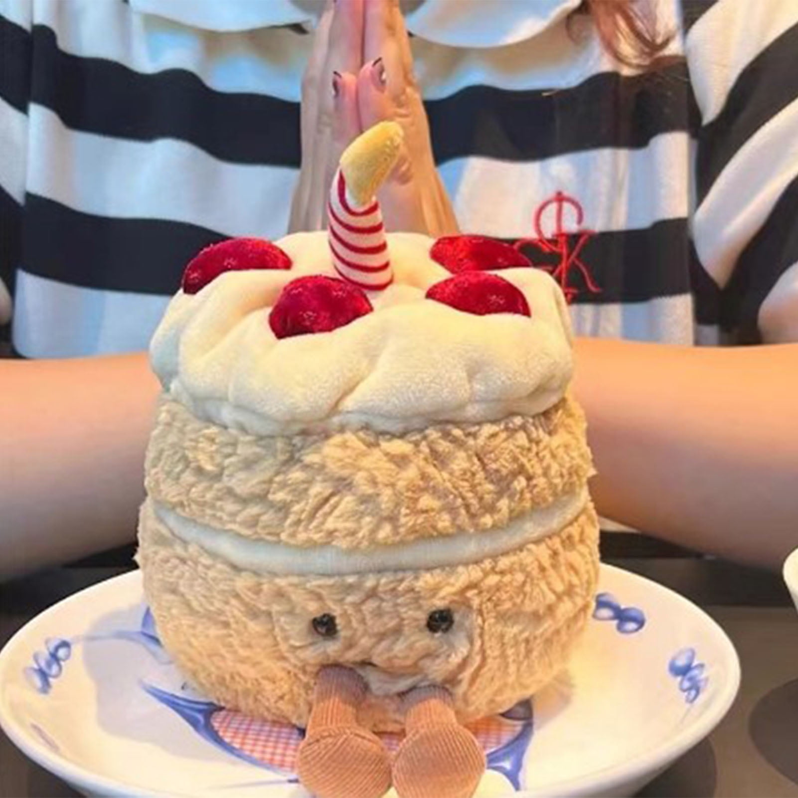 Birthday Cake Toy,Birthday Cake Plush Toy Birthday Cake Plush Toy Cake Plush Toy Crafted with Care