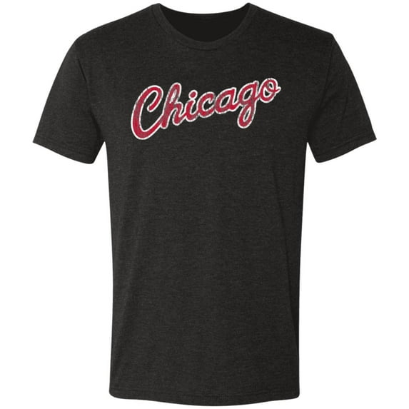Chicago MJ Retro Script Tri-Blend Tee