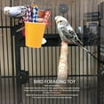 thumbnail image 6 of M Buder Foraging Cup Bird Toy Colorful Interactive Fun Parrot Shredding Toys for Parakeet Cockatiels Budgie Lovebirds 9.06 inches / 23.00 cm, 6 of 9