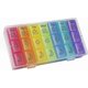 thumbnail image 1 of Weekly Pill Organizer 3-Times-A-Day Pill Box 7 Day Pill Holder Large Compartments Moisture-Proof Pill Case Medication Reminder Portable Container for, 1 of 4