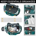 thumbnail image 4 of Women Men Gym Bag,Boston Terrier with Bones and Paws Small Duffle Bag Spend the Night Bags for Women with Shoes Compartment Washbag,Detachable Shoulder Strap,19.7x8.3x11 Inches, 4 of 5