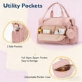 thumbnail image 3 of SPEKSEE Diaper Bag Tote, Large Capacity Travel Diaper bags, Hospital Bag for Labor Delivery, Baby Bag with Pacifier Case(Pink), 3 of 6