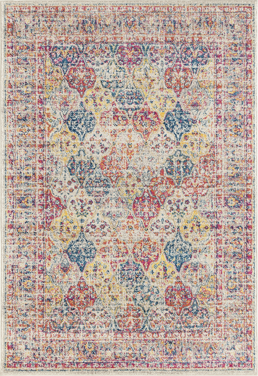 United Weavers Caledonia Syden Transitional Border Area Rug, Multi, 12'6" x 15'