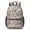 Pioneer Flower Floral Print Pattern-3, variant on Pioneer Flower Floral Print Pattern 17" School Backpacks for Teens,Waterproof Oxford Fabric,S-Shape Padded Straps for School,Travel,Hiking,Camping