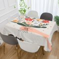 thumbnail image 2 of Yayeee Tablecloths 54" x 72" Rectangle Wrinkle Resistant Party Table Cover, Yellow Cute Flower, 2 of 8