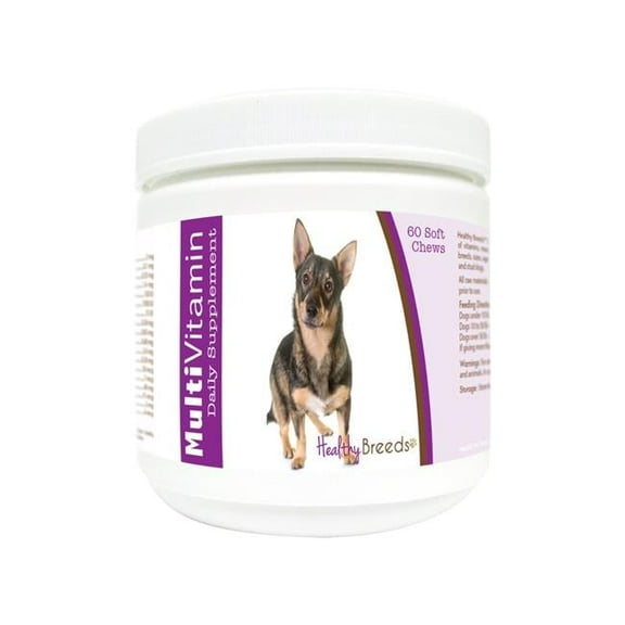 Healthy Breeds 840235175827 Swedish Vallhund Multi-Vitamin Soft Chews - 60 Count