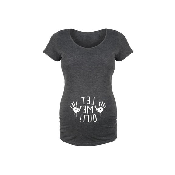 Let Me Out - Maternity Scoop Neck T-Shirt