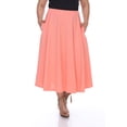 thumbnail image 1 of White Mark Jupe Midi Évasée Tasmin pour Femmes, 1 of 6