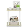 thumbnail image 4 of Furinno Simplistic Wooden Flat Top Home Decor End Tables, Cream (2 Pack), 4 of 4