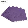 thumbnail image 3 of Unique Bargains Table Name Place Cards,50pack Favor Decor Hollow Butterfly Cut Design Blank Card, Purple, 3 of 5