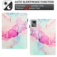 thumbnail image 7 of Allytechgroup Slim Case for Lenovo Tab M9 2023,Marble Series Smart Cover Auto Sleep Wake Drop Protection Multi Angle Viewing Stand Elastic Band Flip Cover for Lenovo Tab M9 2023,Pink, 7 of 7