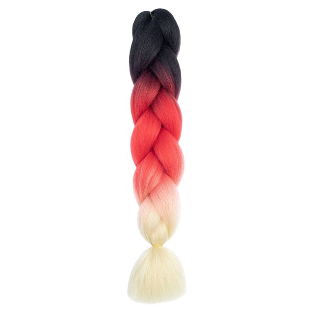 100 g cada una. Cabello sintético para trenzas de 24 pulgadas, resistente al calor, versátil para trenzas de ganchillo y extensiones de cabello