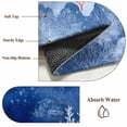 thumbnail image 6 of Summer Ocean Area Rugs 5'x7', Small Throw Rugs for Laundry Room Playroom, Nautical Coastal Marine Corals Watercolor Blue Indoor Outdoor Rug Non-Slip Low Pile Carpet Runner Reversible Floor Mats, 6 of 8