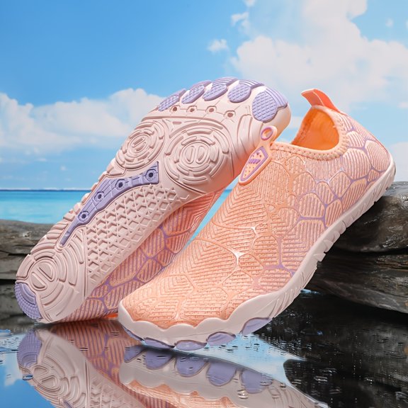 men's Quick-Dry Water Shoes Lightweight Barefoot Aqua Socks with Non-Slip Soft Sole for Beach Swimming Surfing Yoga Pool Travel Outdoor Water Sports