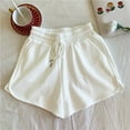 thumbnail image 4 of Shorts Women's Sports Shorts Summer Soft Breathable And Sweat Absorbent Odor And Leg Lengthening Effect With Pockets Thin Chaffing Shorts for Women Women Shorts Casual plus Size Elastic Waist Shorts, 4 of 4