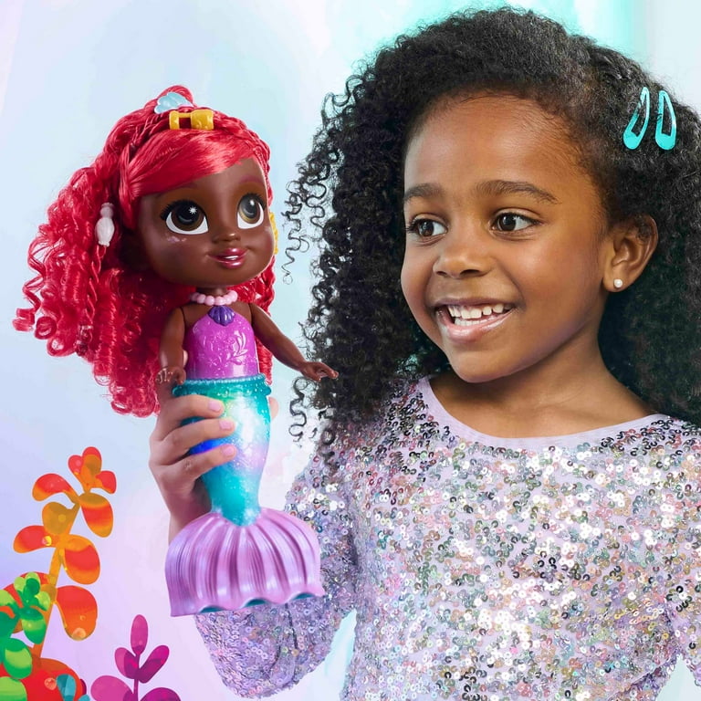 Disney Junior Splash & Glow Ariel Lights and Sounds 11.5