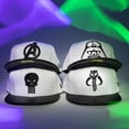 thumbnail image 5 of Punisher Minimalist Symbol w/Pebbled Brim New Era 59Fifty Fitted Hat-7 7/8 Fitted, 5 of 5