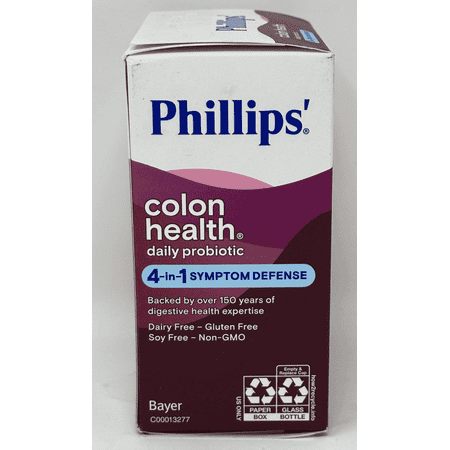 Phillips' Colon Health Capsules 30 ea (Pack of 4)