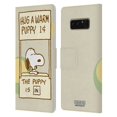 thumbnail image 1 of Head Case Designs Officially Licensed Peanuts Snoopy Hug Warm Leather Book Wallet Case Cover Compatible with Samsung Samsung Galaxy Note8 / Note 8, 1 of 1