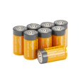 thumbnail image 1 of Batería alcalina Amazon Basics de pila C, 1,5 V, 5 años, paquete de 8, 1 of 4