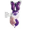 thumbnail image 2 of Set de globos de aluminio D Dywarm con forma de mariposa azul/morado, 18 pulgadas, 6 unidades, 2 of 7