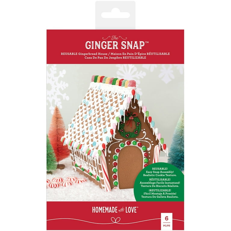Homemade With Love Reusable Gingerbread House Kit-The Ginger Snap
