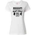 thumbnail image 3 of Inktastic Mississippi Awesome Since 1836 Women's T-Shirt, 3 of 5