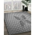 thumbnail image 2 of Ahgly Company Indoor Round Patterned Gray Cloud Gray Area Rugs, 7' Round, 2 of 6