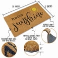 thumbnail image 1 of CaiYueKe Hello Sunshine Doormat 30x17 Inch Outdoor Summer Welcome Doormat Hello Sunshine Rug Front Door Rug for Home Indoor Holiday Decoration, 1 of 6