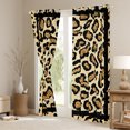 thumbnail image 3 of Manfei Fashion Leopard Print Curtains Pack of 2 (42x84 Each), Cheetah Animal Curtains Blackout, Teen Kid Adult Female Bedroom Curtains, Curtains and Drapes Bedroom Decor, 3 of 6