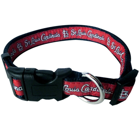 Pets First MLB St. Louis Cardinals Dogs and Cats Collar - Heavy-Duty, Durable & Adjustable - Medium