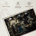 thumbnail image 6 of Elephant Stock Submarine Control Room Wall Art - Horizontal Canvas Wall Art - Living Room Wall Decor - Military Canvas - Gray And Teal Decor - 30" x 20", 6 of 8