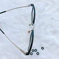 thumbnail image 2 of Kits de Reparación de Gafas, Agarres de Gafas, Anillos de Bisagra de Silicona, Reemplazo de Gafas y 1 Destornillador de 6 mm para Monturas de Gafas, 2 of 3
