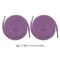 thumbnail image 1 of Uxcell 2pcs Cordones de Sudadera 51" Cordón de Reemplazo Herramienta de Costura con Enhebrador Fácil para Sudaderas, Pantalones de Chándal, Chaquetas, Pantalones, Gorras, Abrigos, Bolsas, Púrpura, 1 of 7