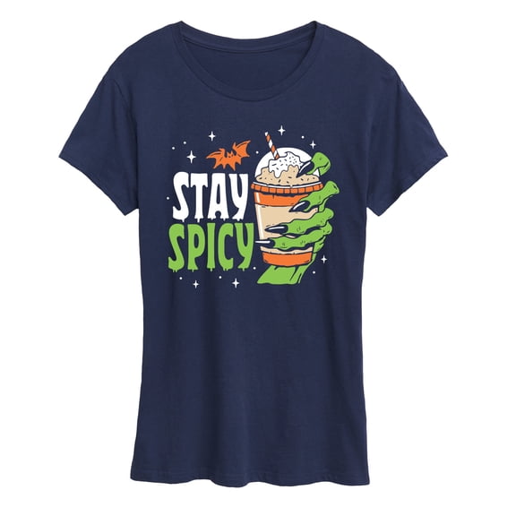 Instant Message - Fall - Stay Spicy Creepy Hands - Women's Short Sleeve Graphic T-Shirt