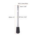 thumbnail image 2 of Uxcell 2 Pack M10 Thread 200mm Length Crank Grip Lathe Revolving Clamping Handles Chrome Plated, 2 of 5