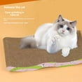 thumbnail image 5 of Tablero para rascar gatos en forma de S de papel corrugado con forma de garra de molienda engrosada, resistente al desgaste, tablero para rascar gatos en forma de S, suministros para gatos, 5 of 5