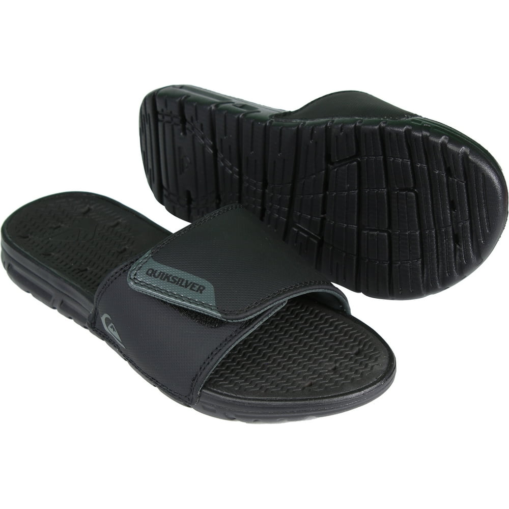 Quiksilver - Quiksilver Mens Amphibian Slide Adjust Sandals - Black ...