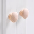 thumbnail image 6 of Mainstays Wood Knobs for Cabinet Replacements, DIY, Home, Hanging Backer, Unfinished – 10 Pack, 6 of 10