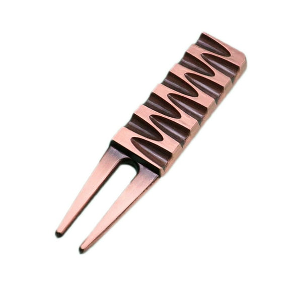 UDIYO Divot Tool Professional High Hardness Zinc Alloy Creative Chocolate Shape Golf Divot Repair Pitch Tool for Outdoor